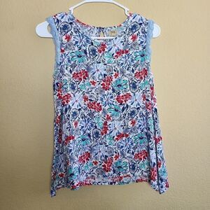 True
Craft Sleeveless Floral Top 